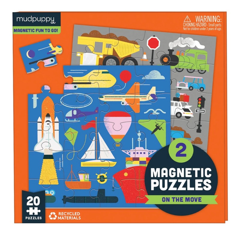 Magnetic Puzzles On the Move – 2 puzzles