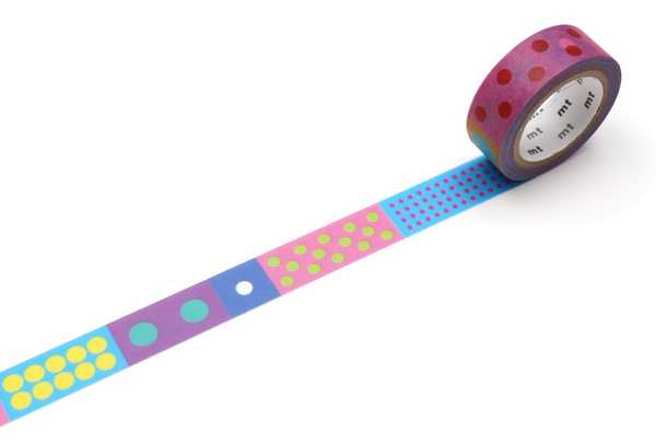 MT Washi Tape Single Roll – Kapitza Dot Vivid