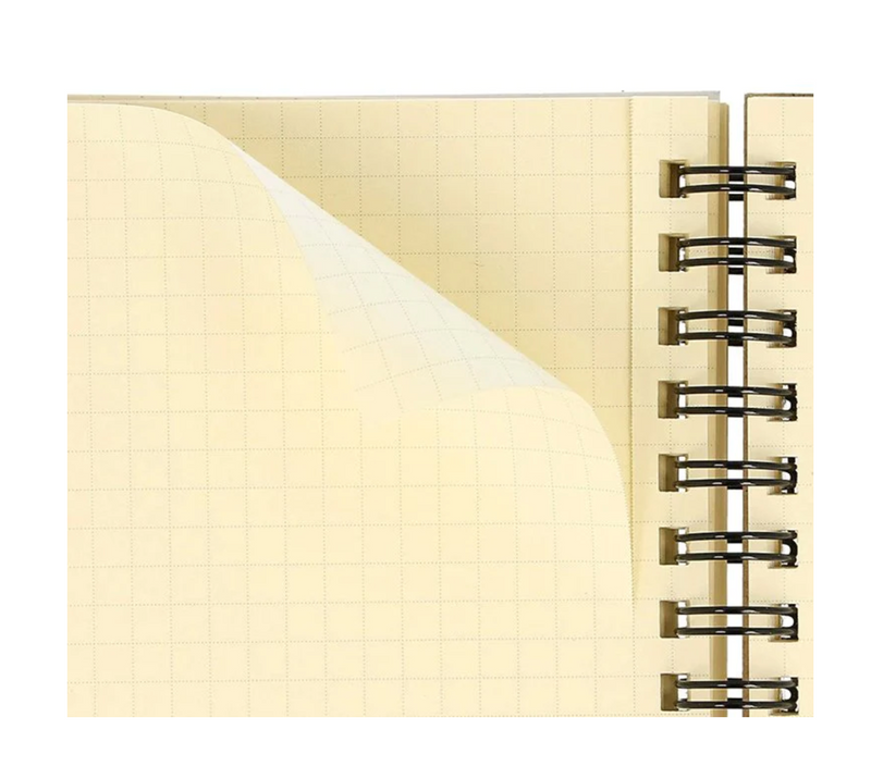 Delfonics Rollbahn Spiral Notebook –  Black (mini memo or large)