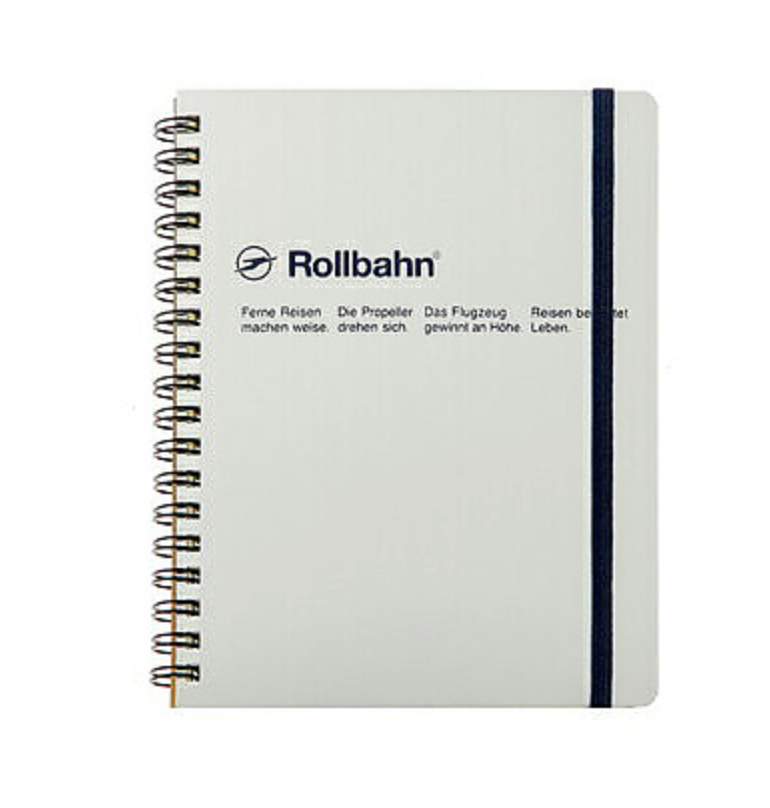 Rollbahn Spiral Notebook – Silver (Pocket Memo)