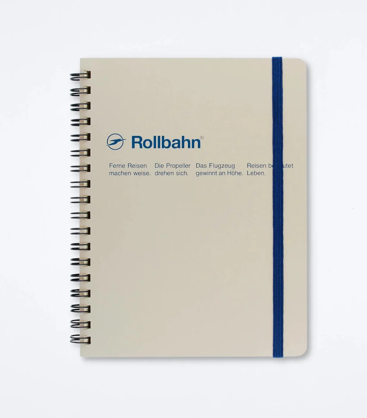 Rollbahn Spiral Notebook – Silver (Pocket Memo & Large)