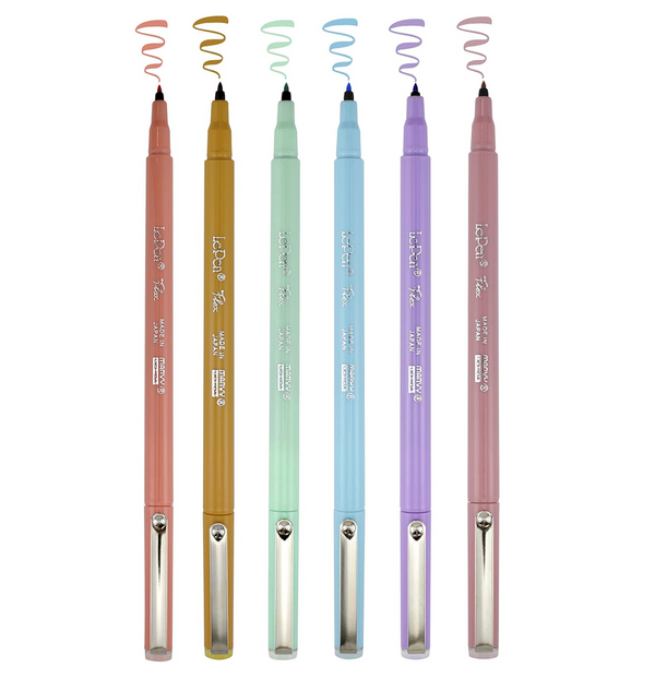Le Pen Flex – Set of 6, Pastel Colors