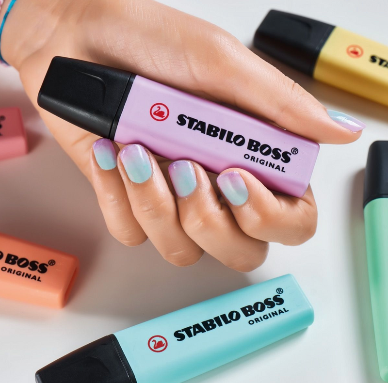 Stabilo Boss Highlighter Markers – Pastel Set of 4