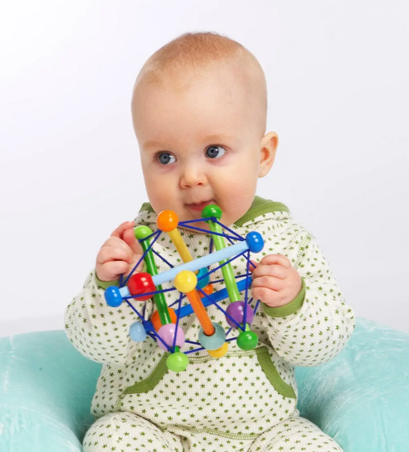 Sqwish Baby Teether Toy & Rattle
