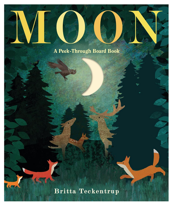 Moon: A peek-through board book – by Britta Teckentrup