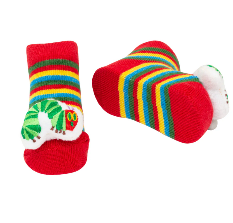 The Very Hungry Caterpillar Baby Rattle Socks (2 pack)