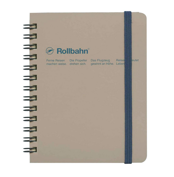 Delfonics Rollbahn Spiral Notebook – Greige (pocket memo)