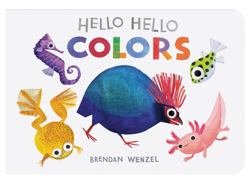 Hello Hello Colors board book by Brendan Wenzel