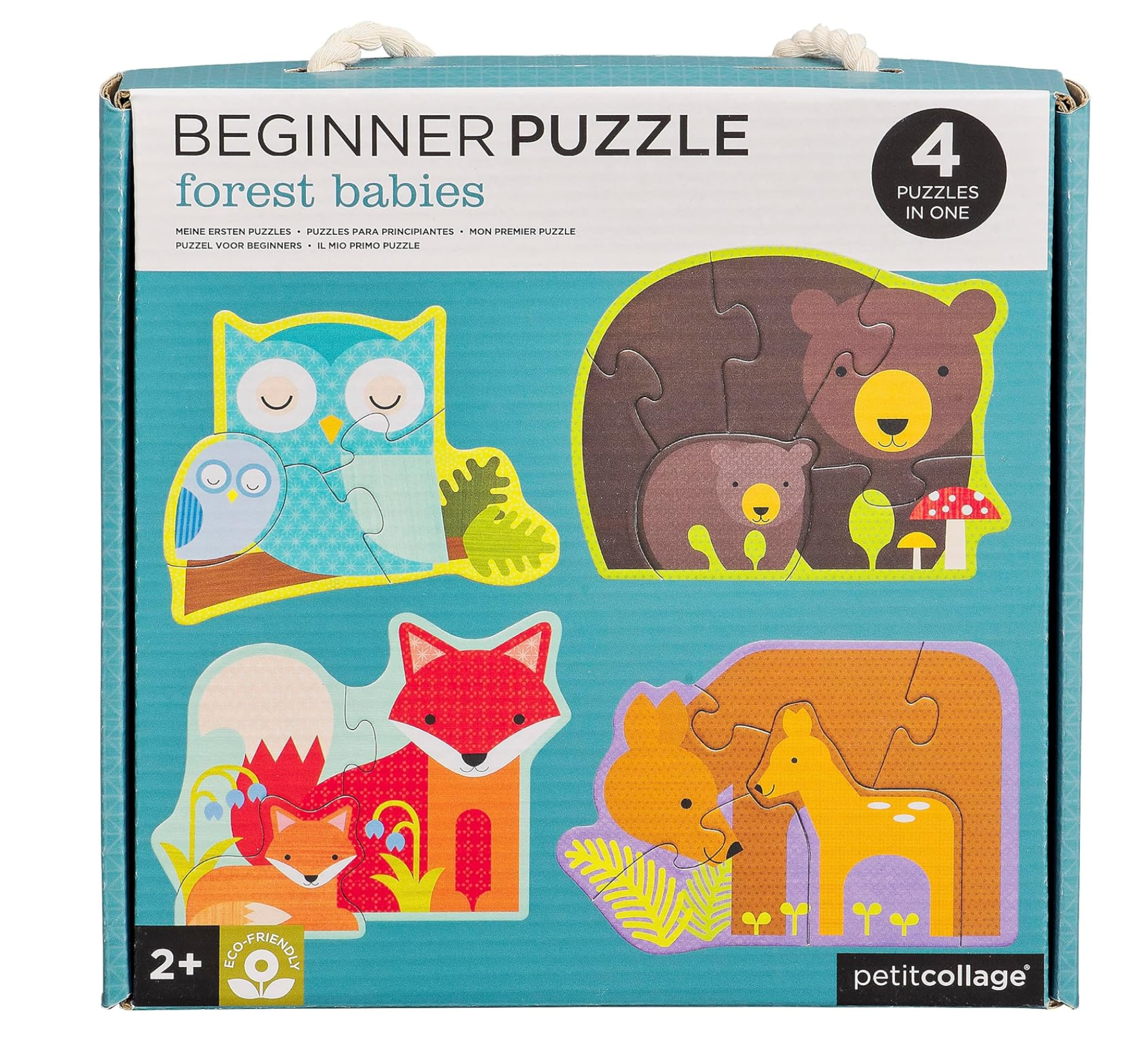 Forest Babies Beginner Puzzles (4 mini puzzles)