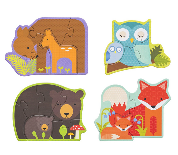 Forest Babies Beginner Puzzles (4 mini puzzles)