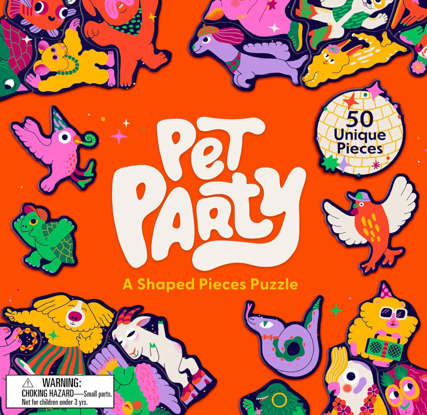 Pet Party: A Shaped Pieces Family Puzzle