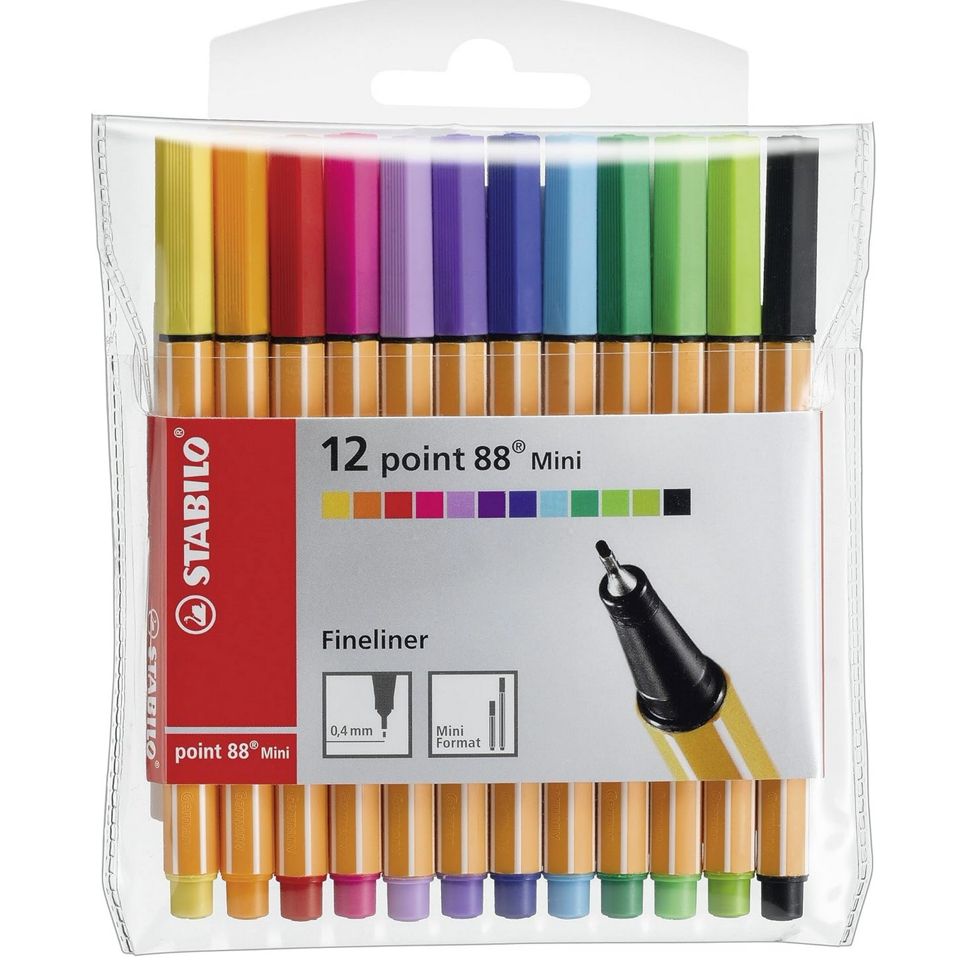 Stabilo Point 88 Mini Pens – Set of 12