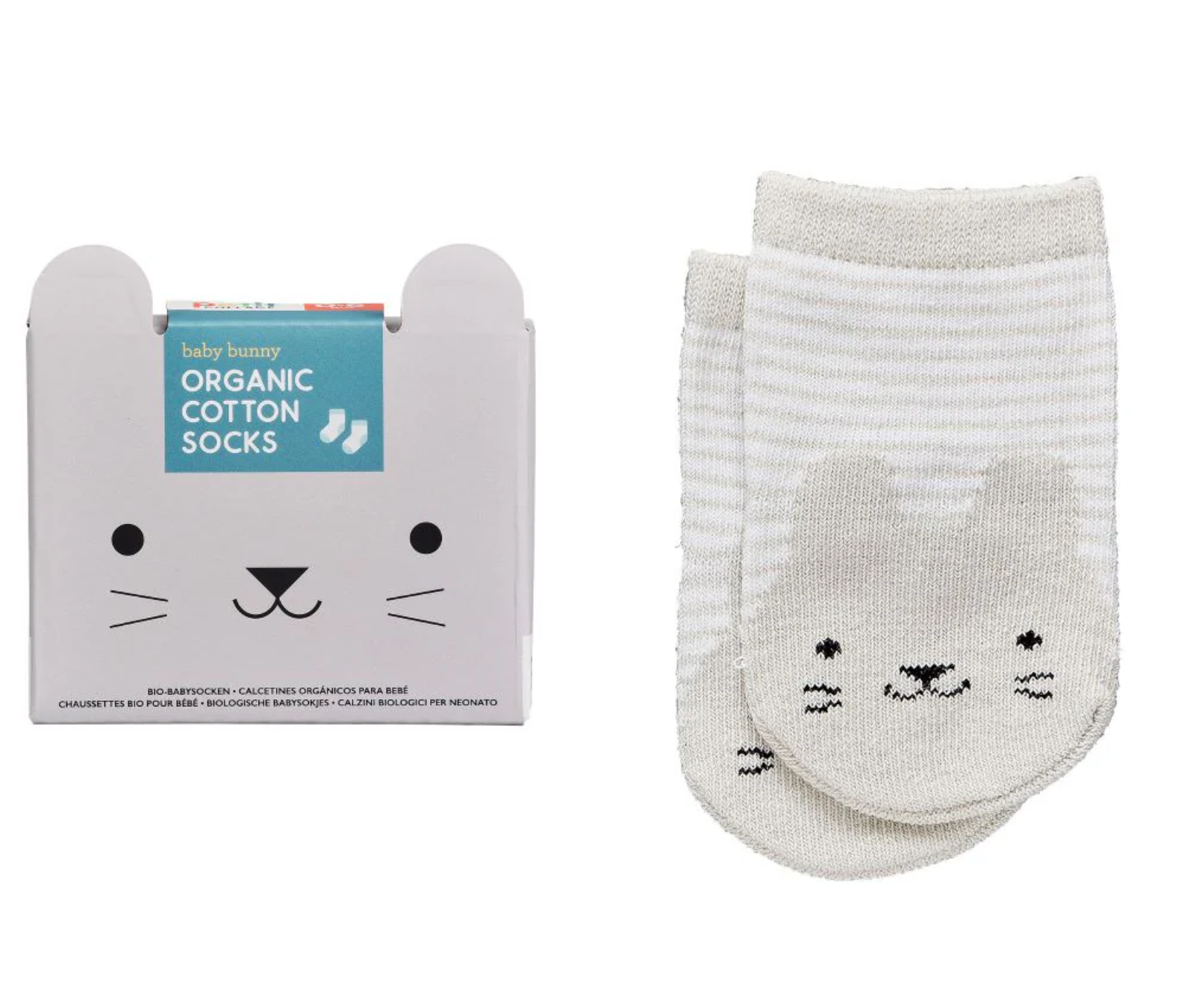 Little Friends Organic Baby Socks - Bear, Bunny or Fox