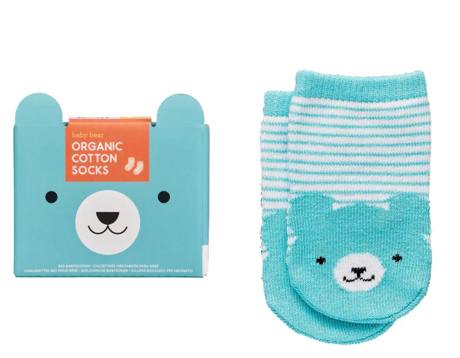 Little Friends Organic Baby Socks - Bear, Bunny or Fox