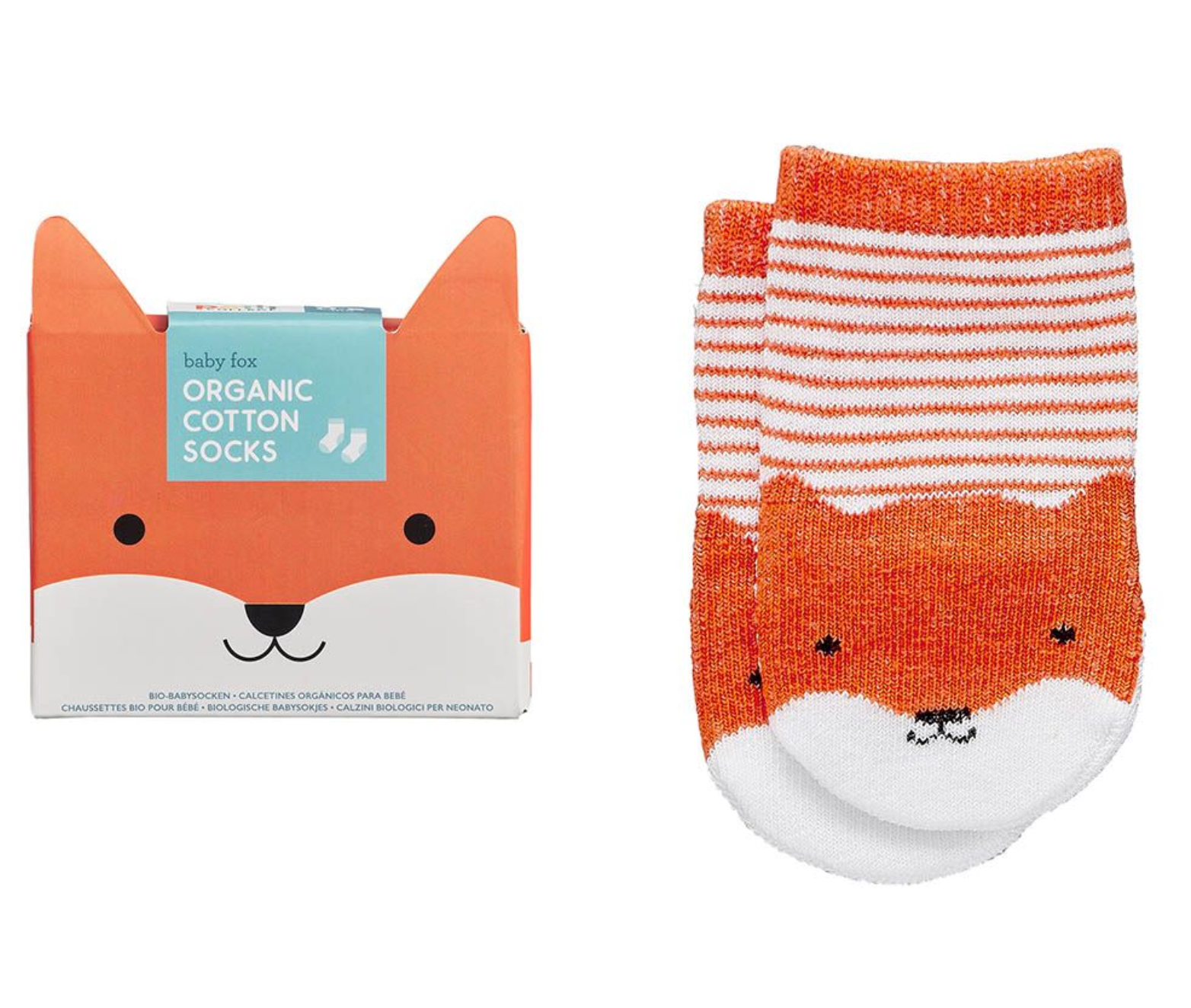 Little Friends Organic Baby Socks - Bear, Bunny or Fox