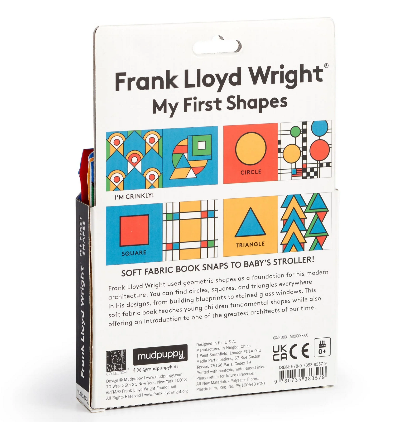 Frank Lloyd Wright – My First Shapes Crinkle Fabric Stroller Book