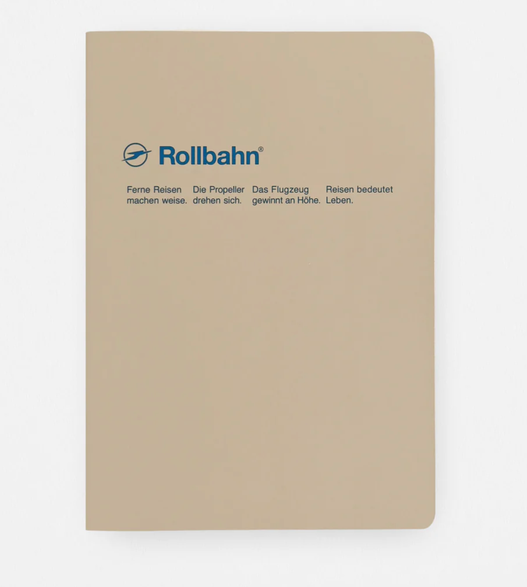 Rollbahn 'Note' Notebook – A6 pocket (various colors)