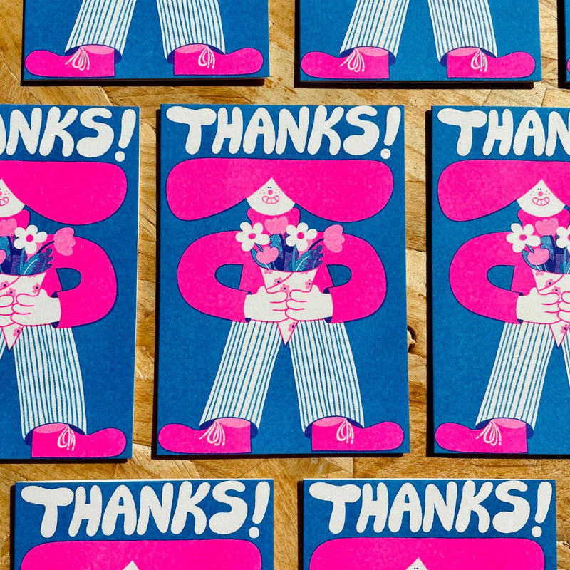 Thanks! Thank you flowers Card