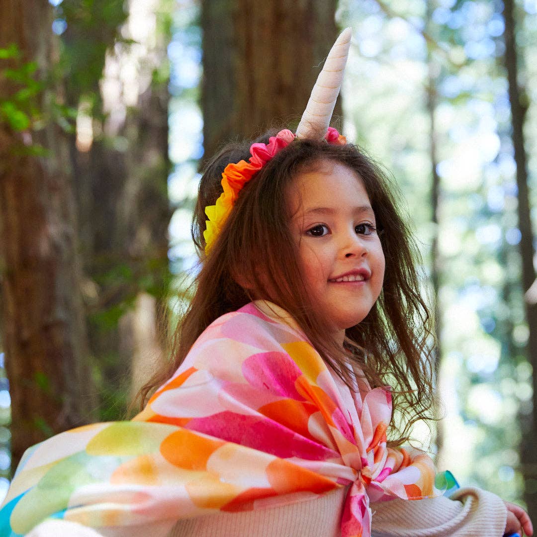 Rainbow Unicorn Headband for Dress-Up Play by Sarah's Silks