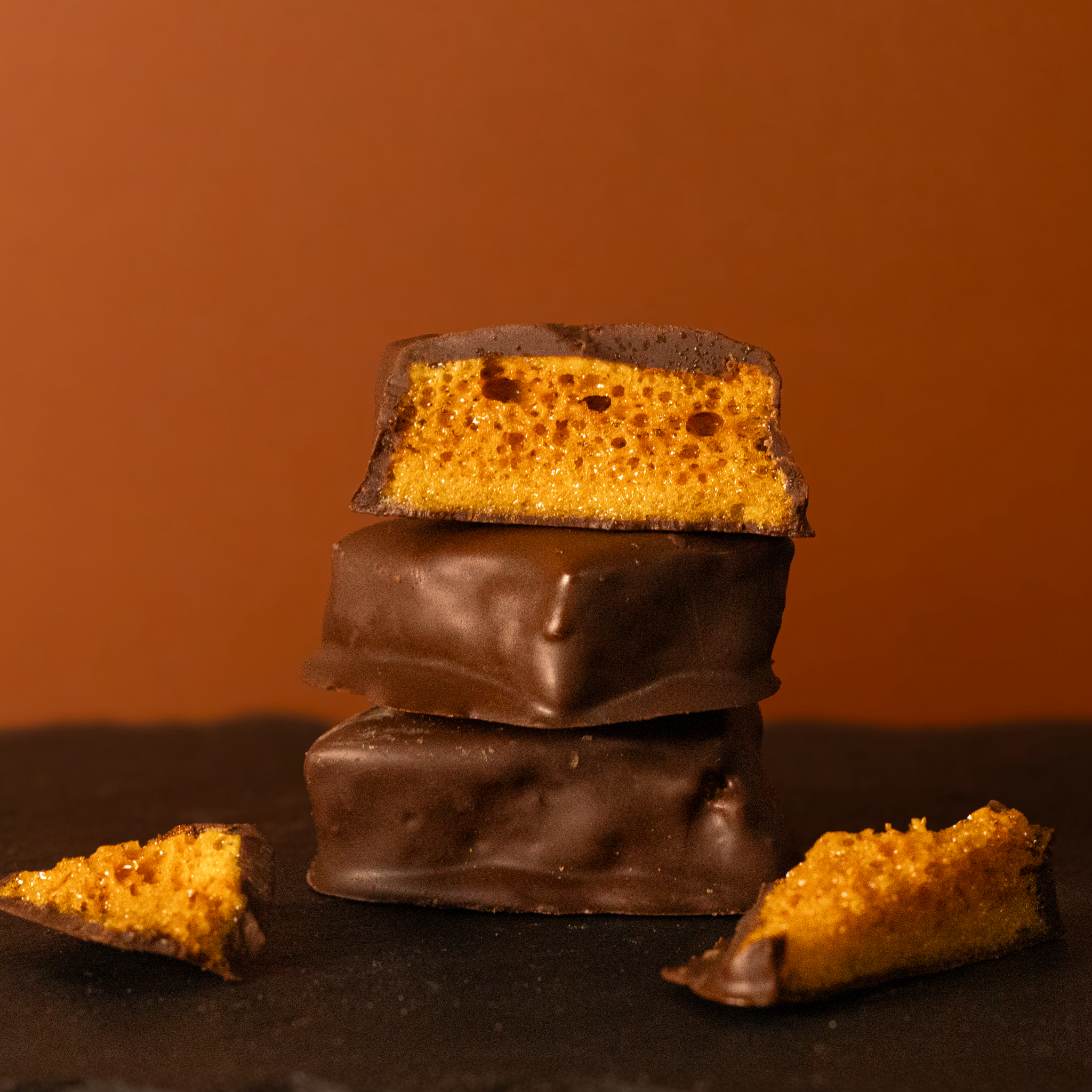 Hokey Pokey (Sponge Candy) – Dark chocolate