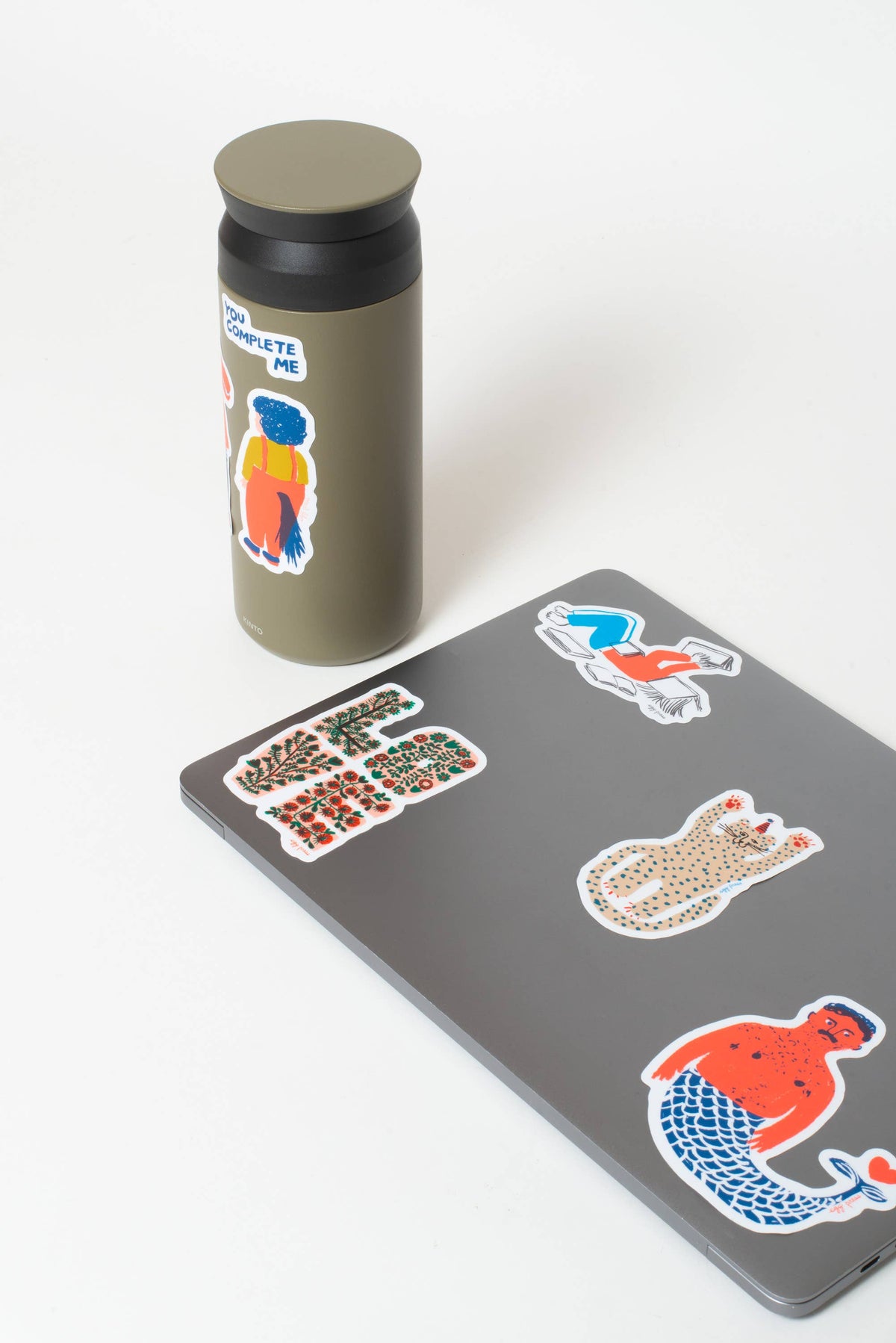 Book Lover Reader Vinyl Sticker by Egg Press