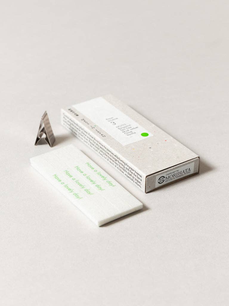 Morihata Washi Paper Incense Strips - #3 Deep Citrus