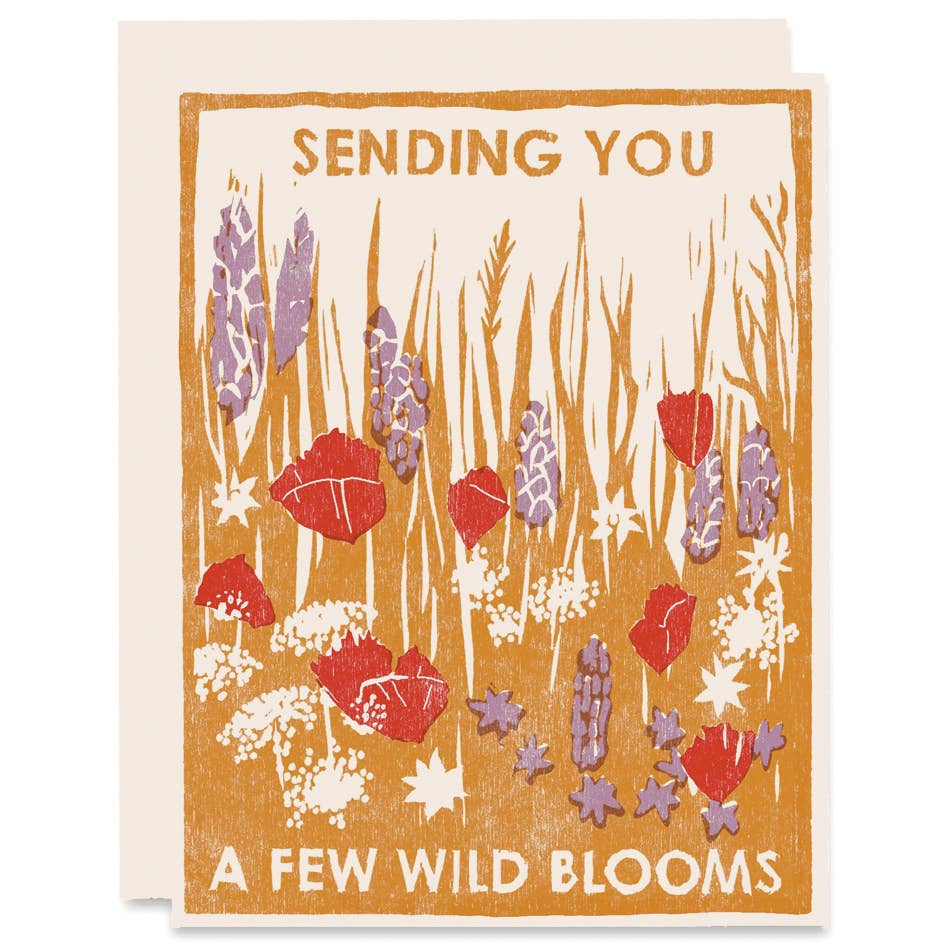 Sending You Wild Blooms Friendship Card