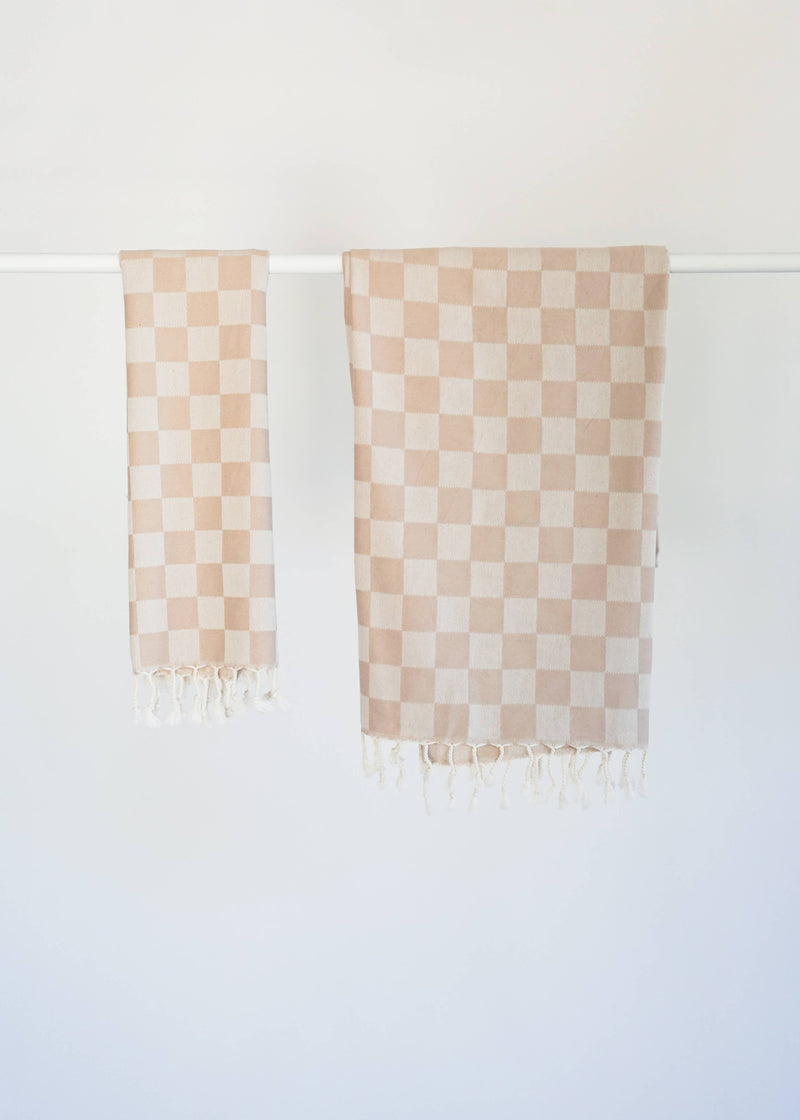 State the Label Turkish Hand Towel – Oat Check