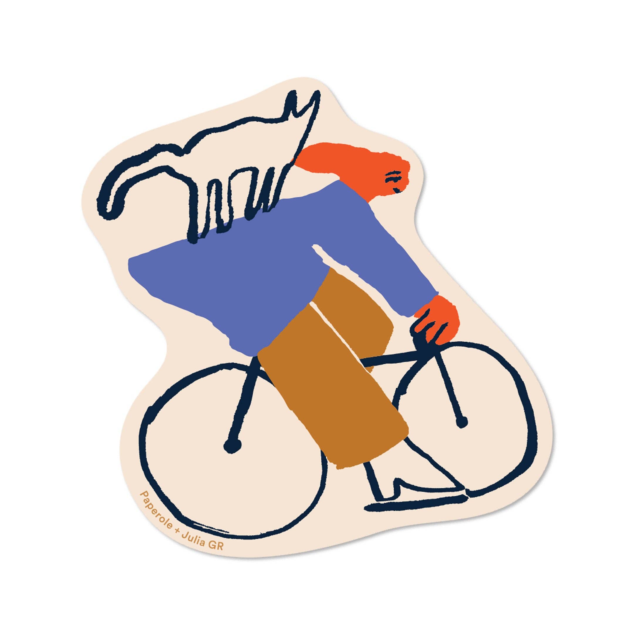 Bike Ride Vinyl Sticker