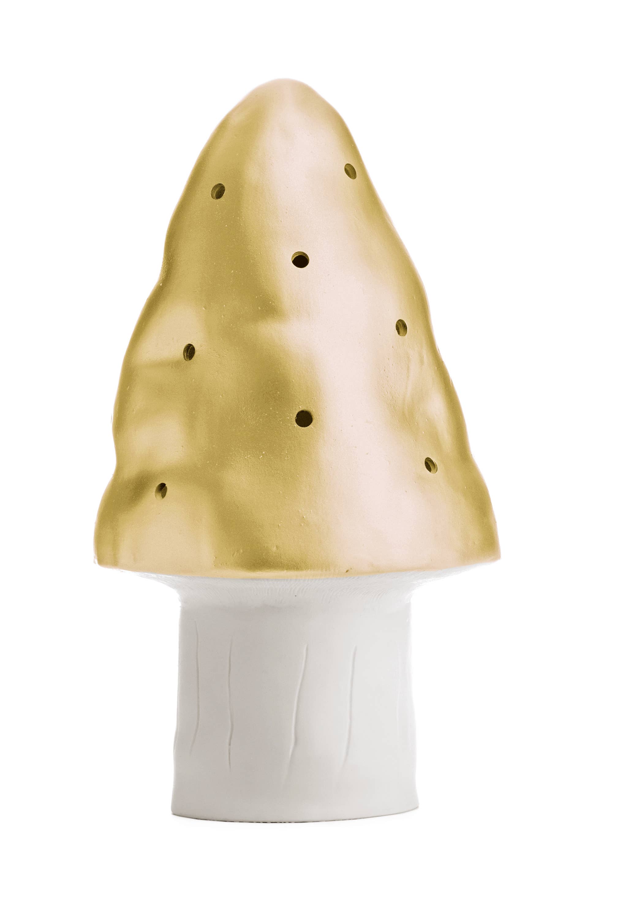 egmont Mushroom Lamp – Gold Small, Handpainted