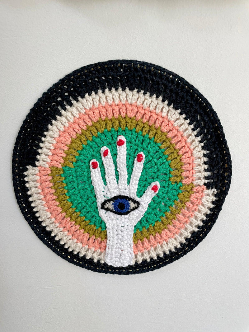Paraskevi (eye in hand) – by Cheryl Cambras