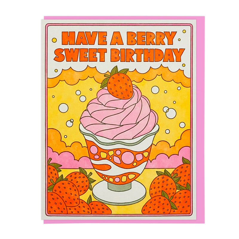 Lucky Horse Press Have a Berry Sweet Birthday Card