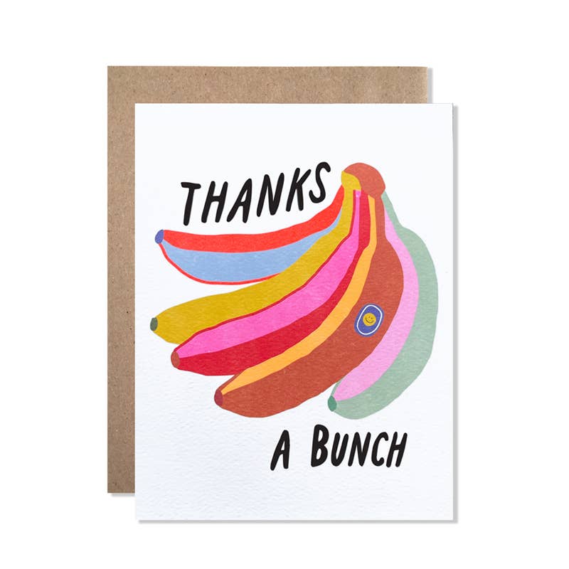 Thanks a Bunch Bananas Card