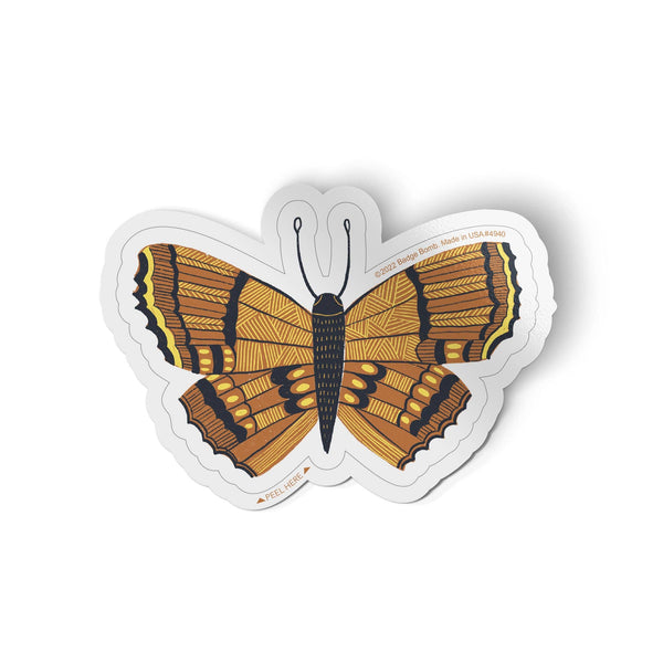 Yellow Butterfly Sticker