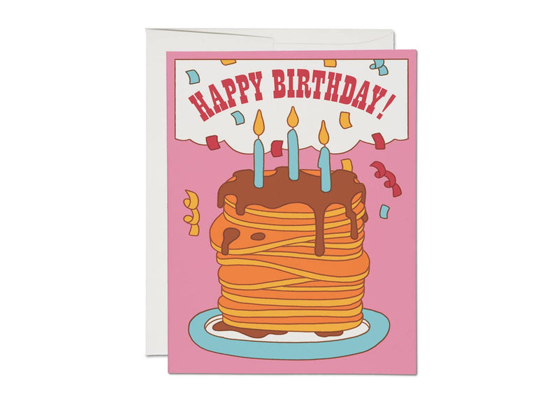 Happy Birthday Pancakes Card