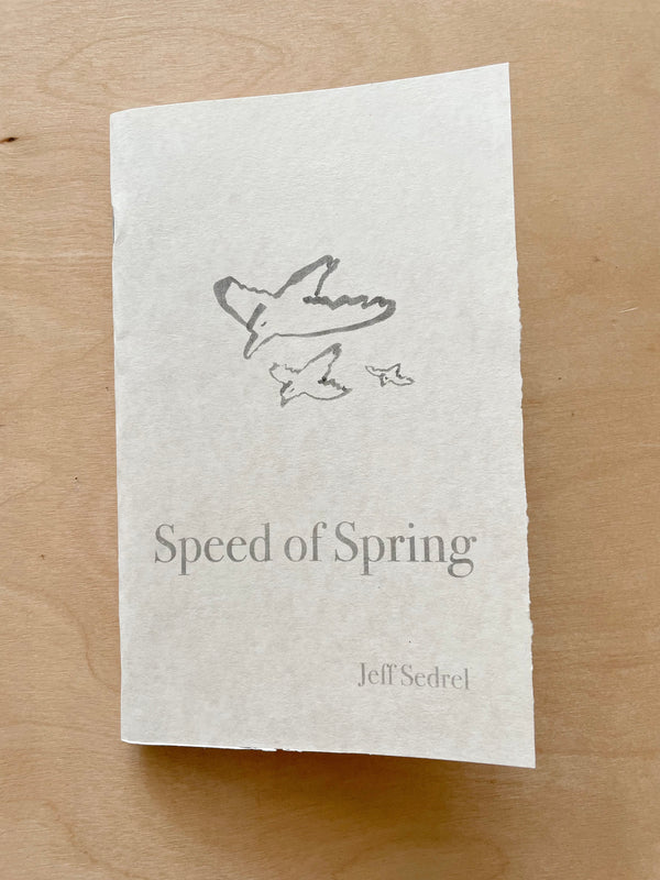 Speed of Spring Artist Zine – by Jeff Sedrel