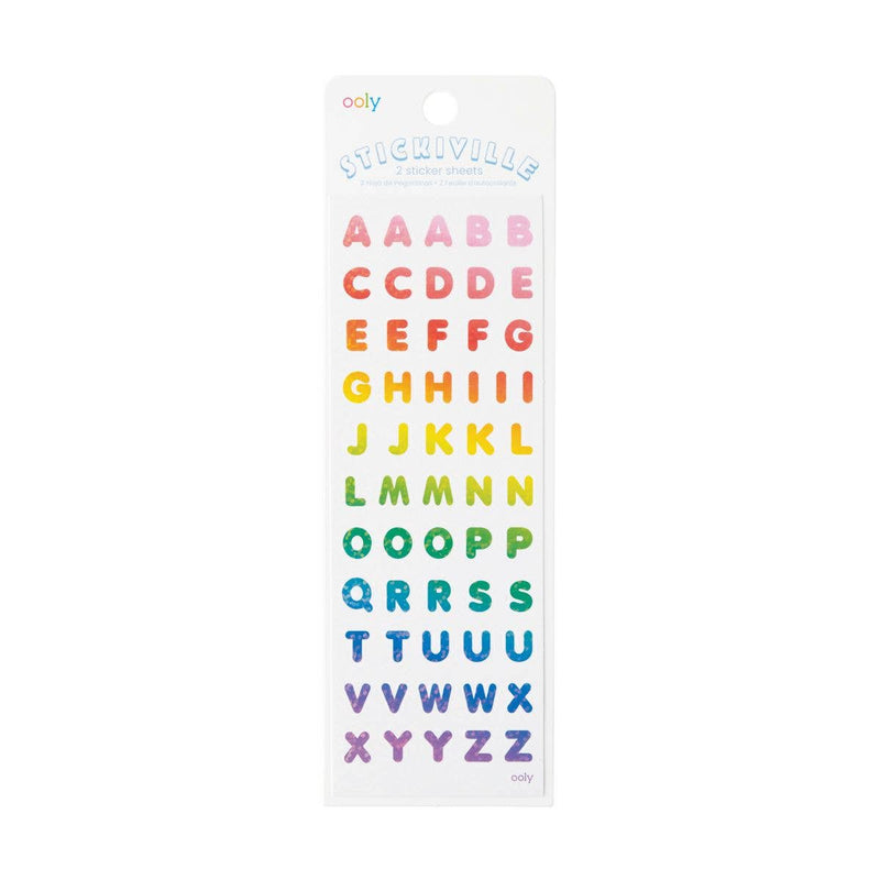 Stickiville Rainbow Letters