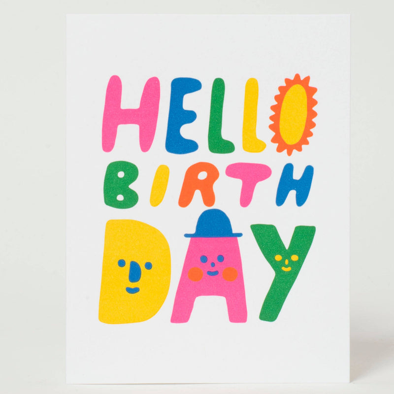 Hello Birthday Card by Suzy Ultman