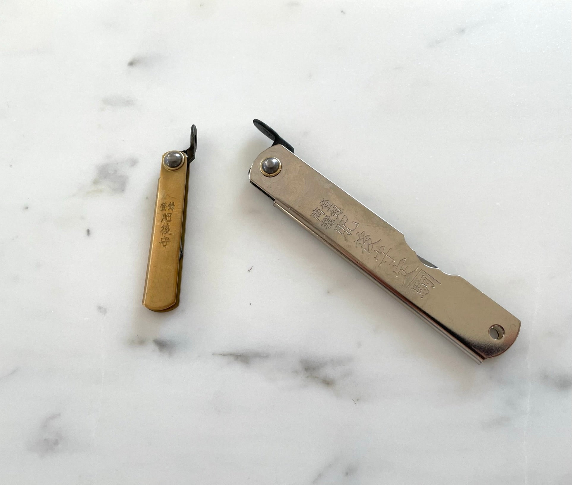 Japanese Mini Higonokami folding knife – Brass