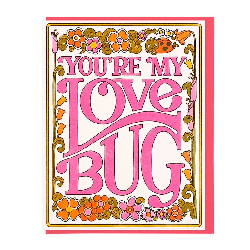 Lucky Horse Press You're my Love Bug Card