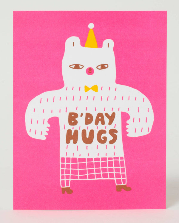 B'Day Bear Hugs Birthday Card by Suzy Ultman