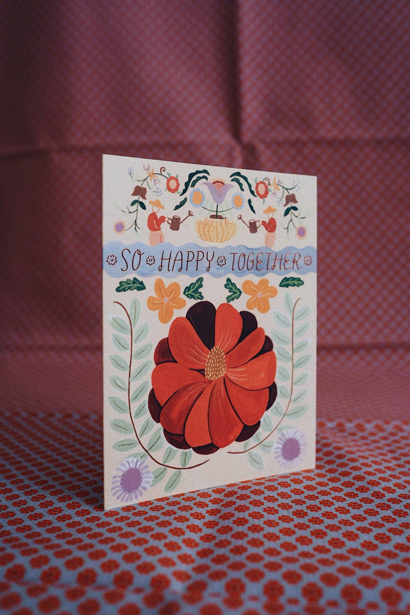 So Happy Together Floral Card