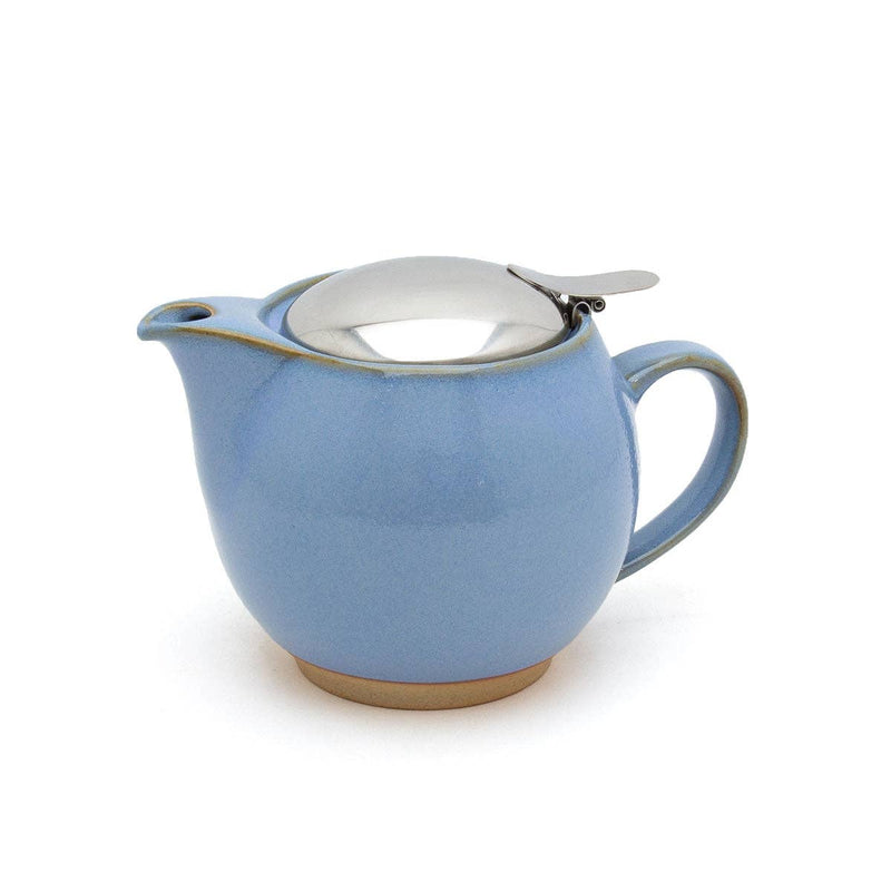 Ceramic Teapot w/ Mesh Infuser – Hydrangea Blue, 15oz