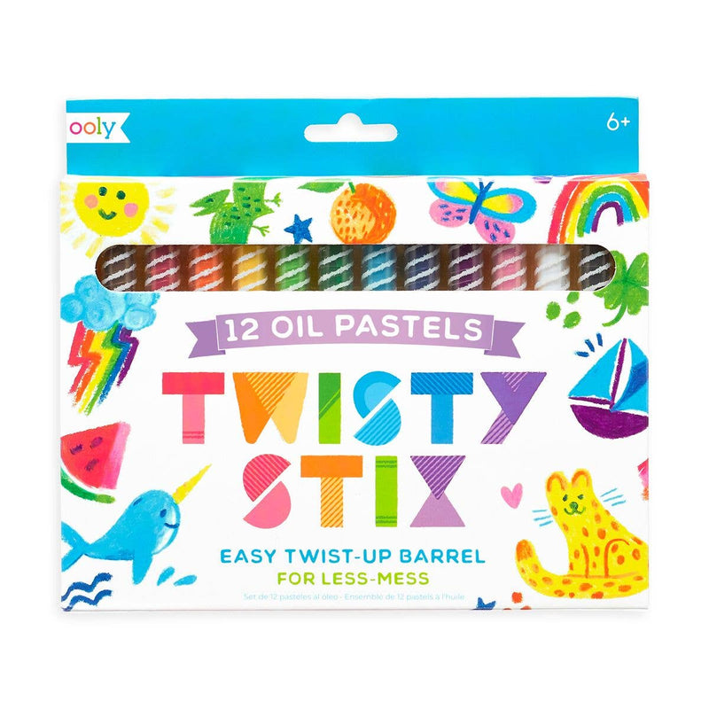 ooly Twisty Stix Oil Pastels – Set of 12