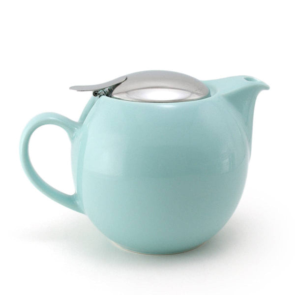 Ceramic Teapot w/ Mesh Infuser – Aqua Mist, 24oz