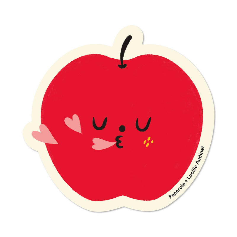 Paperole Apple Kisses Love Sticker