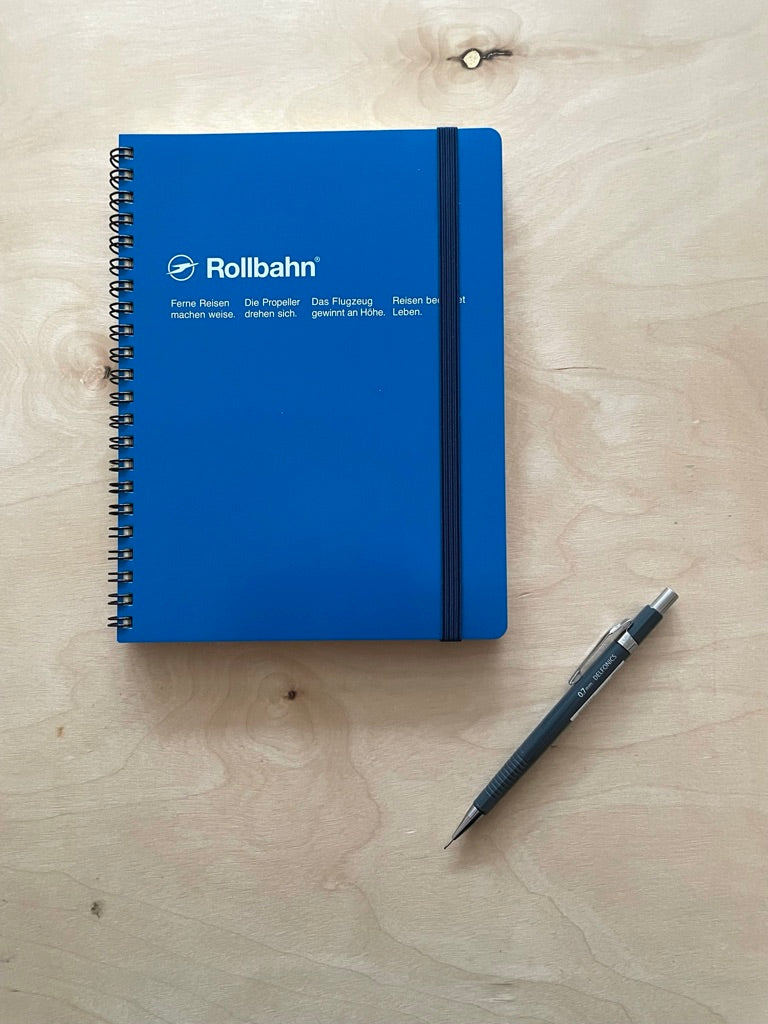 delfonics Rollbahn Spiral Notebook – Blue A5