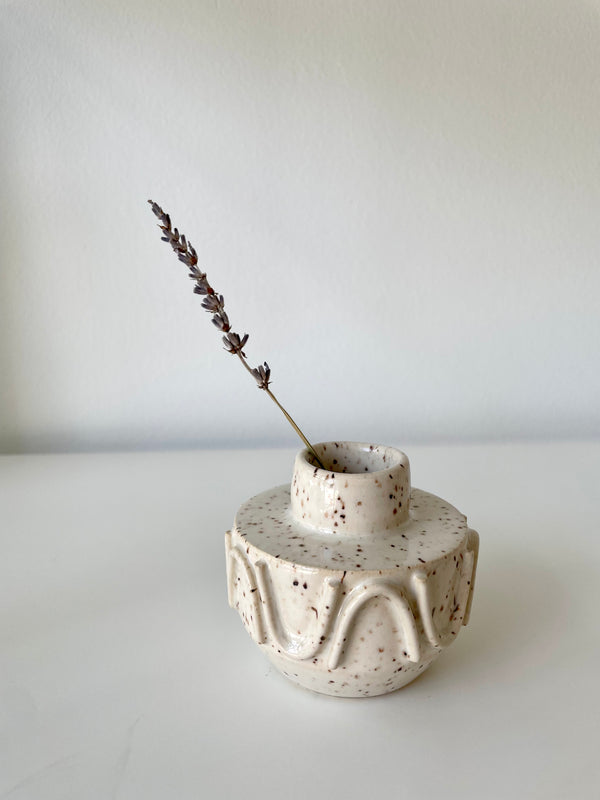 Stoneware Bud Vase – short