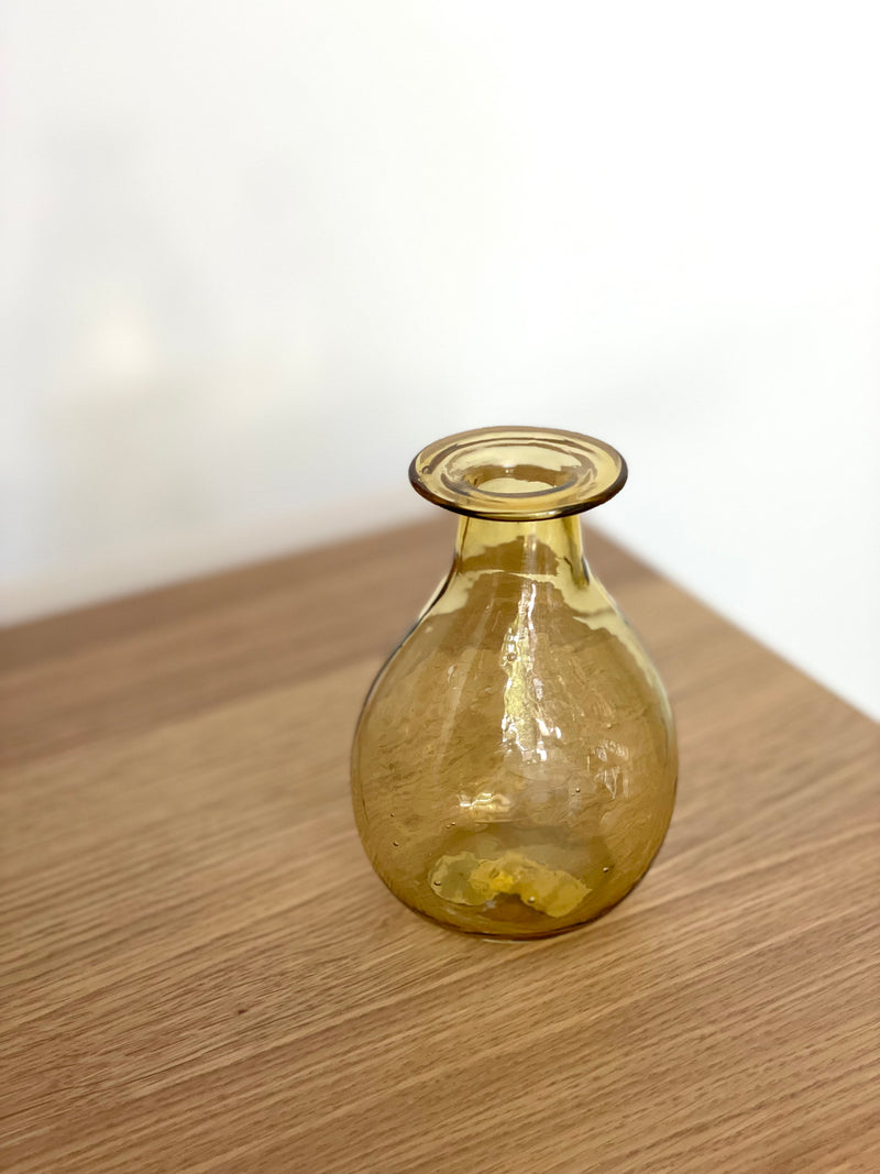 Handblown Glass Bud Vase 