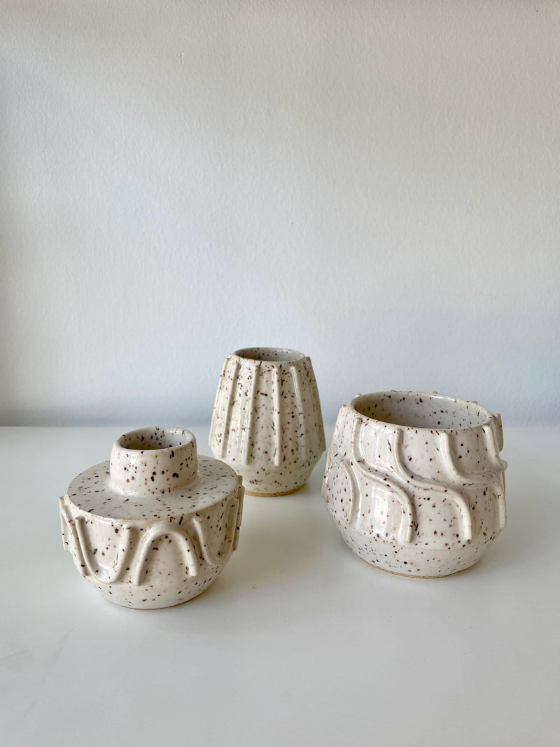 Stoneware Bud Vase – Narrow